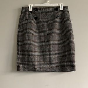Plaid Pencil Skirt